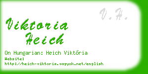 viktoria heich business card